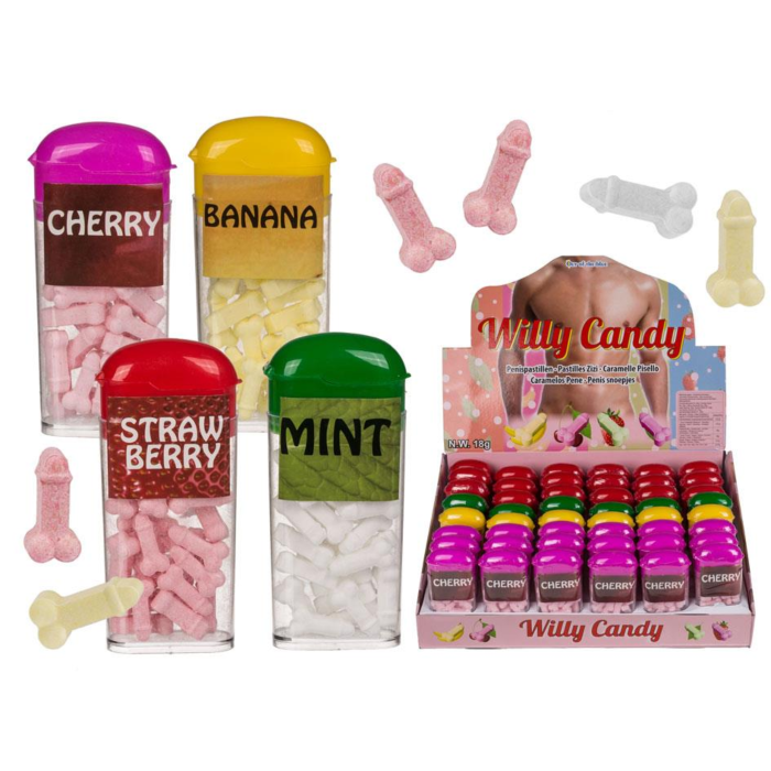 Penis Shaped Willy Candy (Multi Color) Penis Shaped Willy Candy (Multi Color)