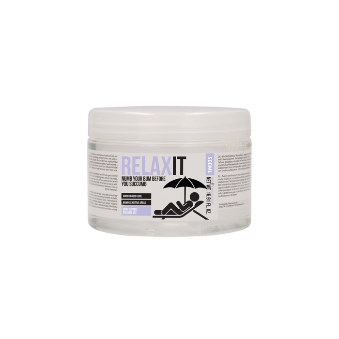 Relax It - Numb Your Bum Before You Succumb - 500 ml Relax It - Numb Your Bum Before You Succumb - 500 ml