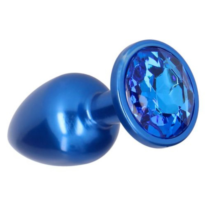 Butt Plug Plug Blue Teardrop with Diamond - Toyz4lovers Butt Plug Plug Blue Teardrop with Diamond - Toyz4lovers