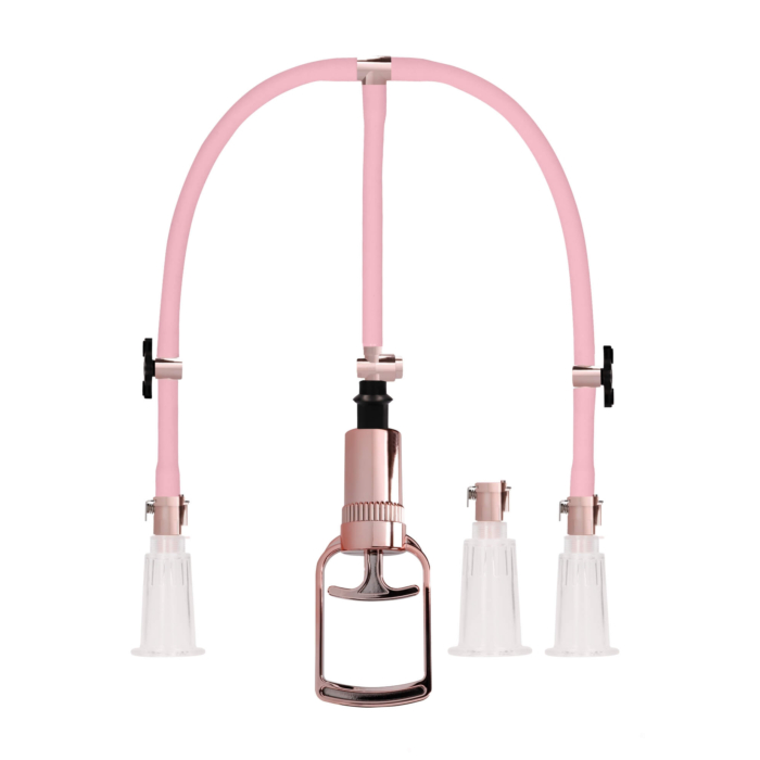 Clitoral & Nipple Pump Set Medium - Rose Gold Clitoral & Nipple Pump Set Medium - Rose Gold