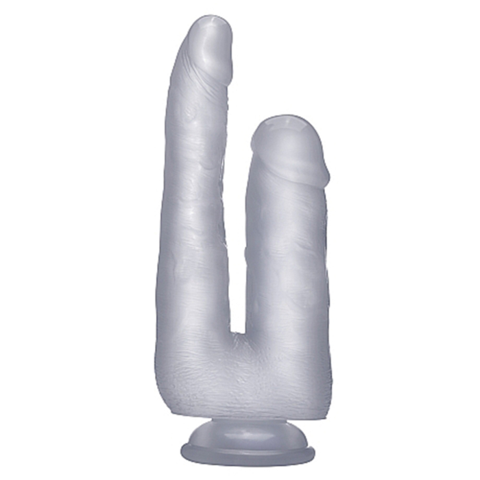 RealRock Double Penetration Translucent Cock - Shots Media