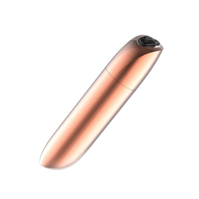Rechargeable Powerful Bullet Vibrator USB 20 Functions - Gold