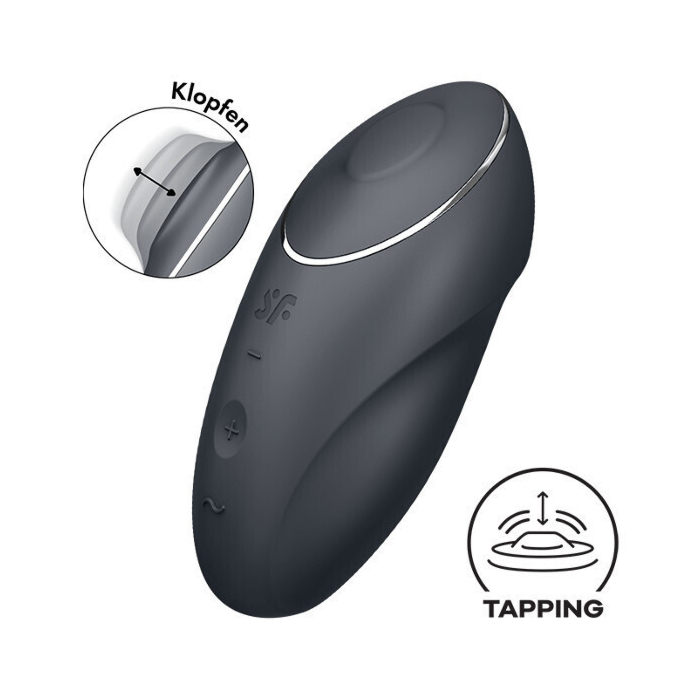 Satisfyer Tap & Climax 1 grey Clitoral Toy
