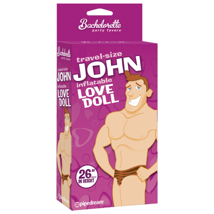 Pipedream Travel Size John Blow Up Doll Flesh OS