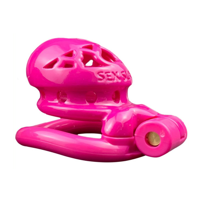 Sex Slave S Chastity Cage 5x3.4 cm - Pink Sex Slave S Chastity Cage 5x3.4 cm - Pink