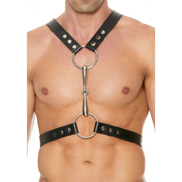 SHOTS OUCH MEN'S HARNESS WITH METAL BIT
SHOTS OUCH MEN'S HARNESS WITH METAL BIT