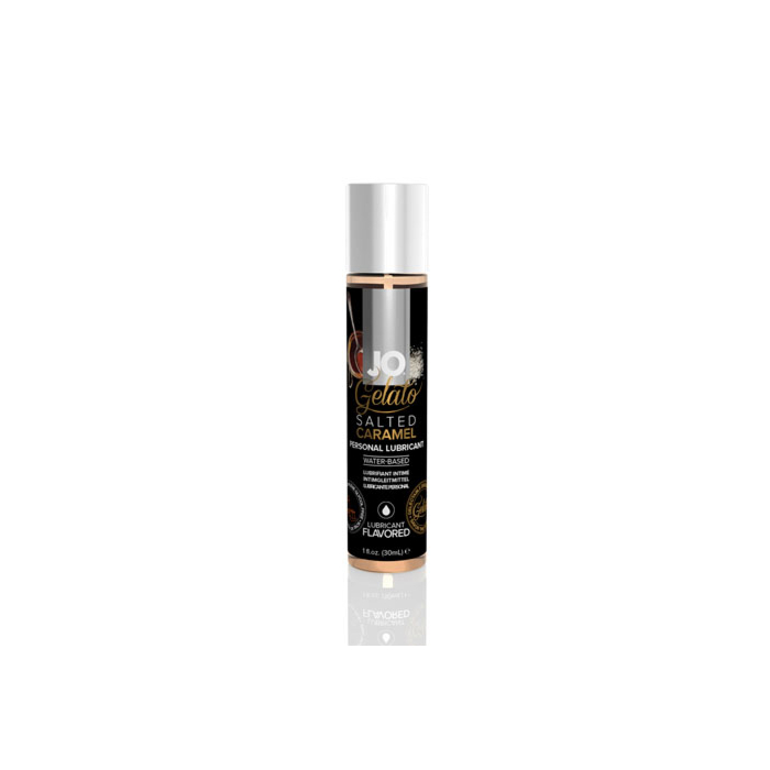 System Jo Gelato Lubricant Transparent 30ml Salted Caramel