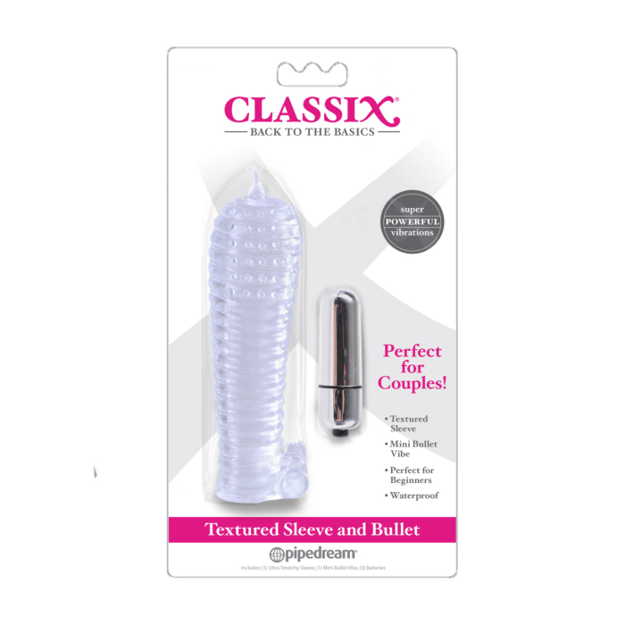 Textured Penis Sleeve & Bullet